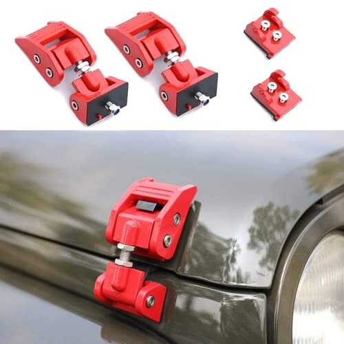 Brangstak フードラッチロック アルミ製ボンネットロック 調節可能な