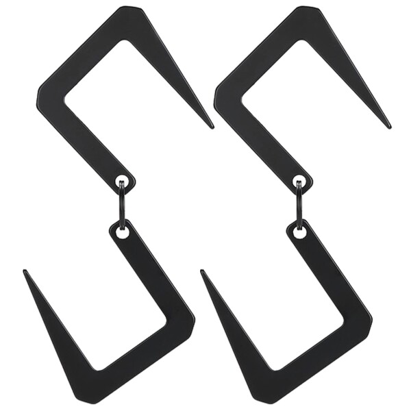 D.SigiYa ランタンフック S字フック ランタンスタンド ランタンハンガー ステンレス 金属 フック アウトドア キャンプ用品 吊り下げ ライト 調理器具 キッチン 収納 整理 多機能 焚き火 組