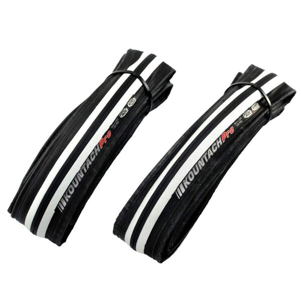 KENDA Kountach K1092 700 x 23C Road Bike Bicycle Folding Tire Tyre, Black and White, 2 Tire, KD1999の通販は