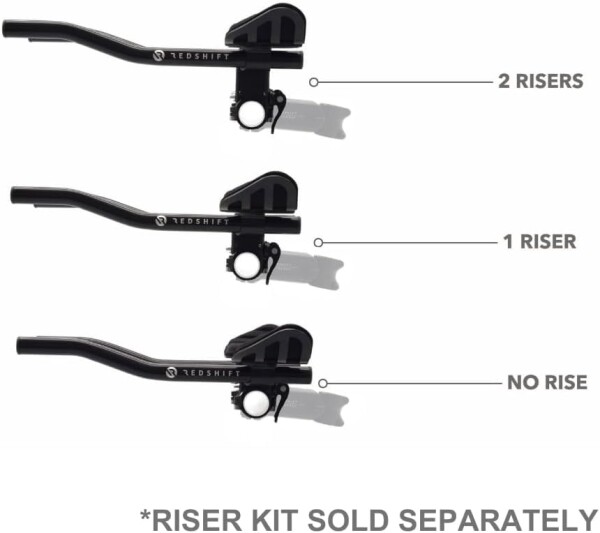 REDSHIFT Quick-Release Clip-On Bike Aero Bars, Bicycle