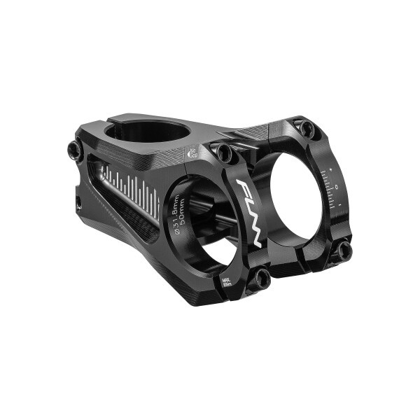 Funn イコライザー (Equalizer) バイクステム - ゼロライズ、長さ50mmのステム、バークランプ31.8mm、0度の自転車ステム、マウンテンバイクとBMXバイク用 (ブラック)の通販は