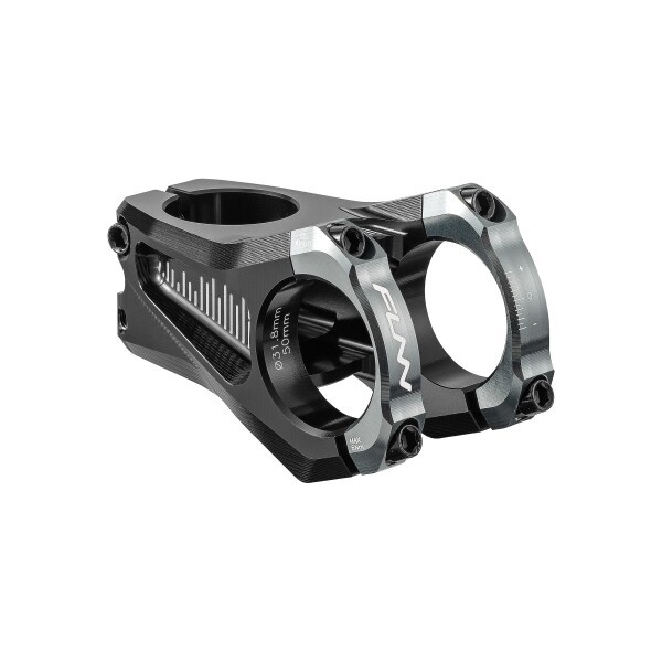 Funn イコライザー (Equalizer) バイクステム - ゼロライズ、長さ50mmのステム、バークランプ31.8mm、0度の自転車ステム、マウンテンバイクとBMXバイク用 (グレー)の通販は