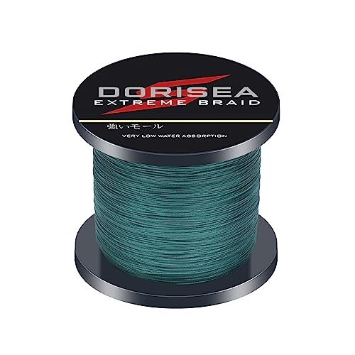 Dorisea PEライン 色落ちしない X8 (1号 1.2号 1.5号 2号 2.5号 3号 3.5号 4号 5号 6号 7号 8号 9号 10号) 8編 釣りライン 釣り糸 ダックグリーン 500M 1.2号（9.07KG/20LB）の通販は