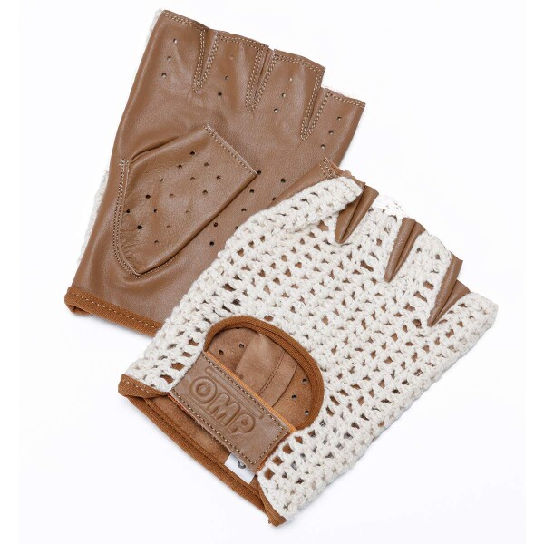 OMP Racing(オーエムピーレーシング)タツィオ グローブ L ブラウン×アイボリーの通販は 8,749円