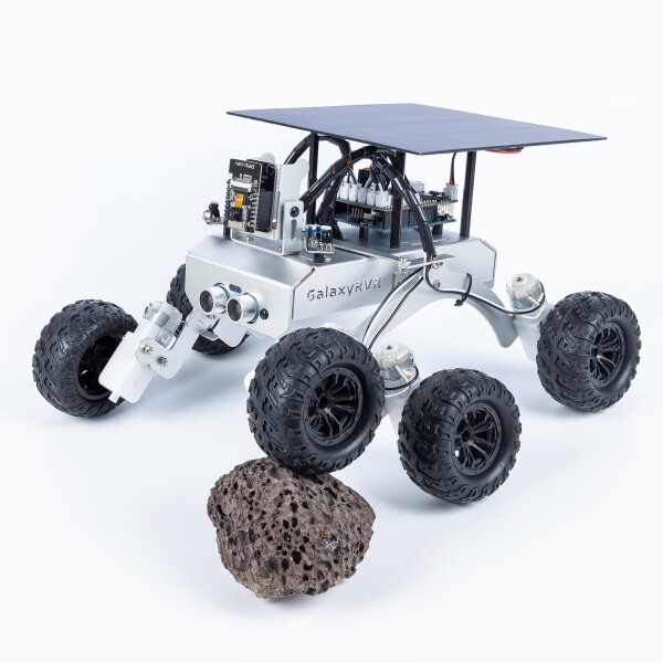 SunFounder GalaxyRVR火星探険車キット、リアルタイムFPVビジュアル用ESP32 CAM付き、Arduino Uno R3対応スマートビデオロボットカーキット、R3ボード＆充電式電池付属(日本語のオンラインマニュア