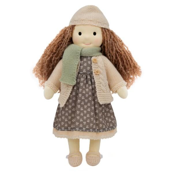 BlissfulPixie ウォルドルフ人形 Waldorf Doll 手作り人形 - Lenka 30cm 柔らかい 女の子 かわいい ぬいぐるみ 子供たちに最適な人形の通販は
