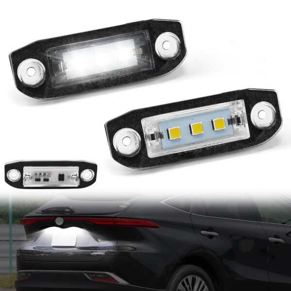 NEIFILES ボルボ自動車 LED ナンバー灯 3 *5050 LED LEDライセンスプレートライト 専用設計 ボルボ Volvo C30 XC60 XC70 XC90 S40 S60 S80 V50 V60 V70 用 コントローラ内蔵 ホワイトの通販は
