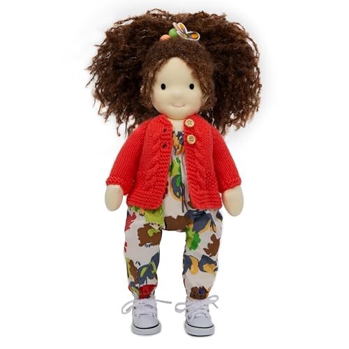 BlissfulPixie ウォルドルフ人形 手作り人形 Waldorf Doll - Agata 30cm 柔らかい 女の子 かわいい ぬいぐるみ 子供たちに最適な人形の通販は