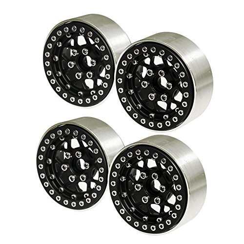 ラジコン ホイールパーツ1.9インチ 厚さ26mm ビードロックホイールリム アップグレード版 Internal Beadlock For Axial SCX10車 48番 4個入れの通販は