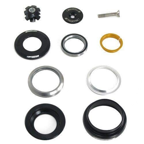 ヘッドセット FSA 1/DX Pro-A 1-1/8 Inches to 1.5Inches Tapered Headset with Top Cap, XTE1666