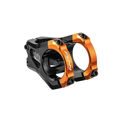 Funn イコライザー (Equalizer) バイクステム - ゼロライズ、長さ35mmのステム、35mmのバークランプ、マウンテンバイクとBMXバイク用の0度の自転車ステム (オレンジ)の通販は