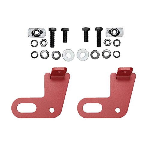 牽引フック新型ジムニーjb64wジムニーシエラjb74wオフロード車両救助後左右2ピース厚さ8mmの厚さのトレーラーフックスチール製高温スプレーコーティング耐腐食性日本語マニュアルの通販は