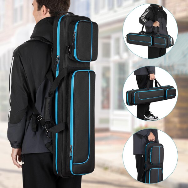 GOBUROS ビリヤードキューケース プールキューケース バット4本と GOBUROS ビリヤードキューケース プールキューケース バット4本と