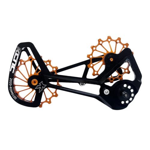 KCNC MTB Oversized Pulley Cage For Shimano XTR RD-M9100 , Gold, SK2616の通販は