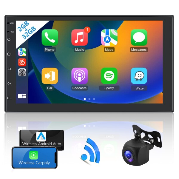 CAR STEREO 2G 32G Androidカーステレオ ダブルDIN とApple