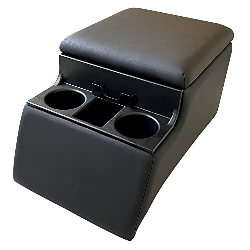 リアシート用コンソールボックス ヤリスクロス トヨタ用 黒 レザー風