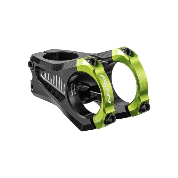 Funn イコライザー (Equalizer) バイクステム - ゼロライズ、長さ50mmのステム、35mmのバークランプ、マウンテンバイクとBMXバイク用の0度の自転車ステム (グリーン)の通販は