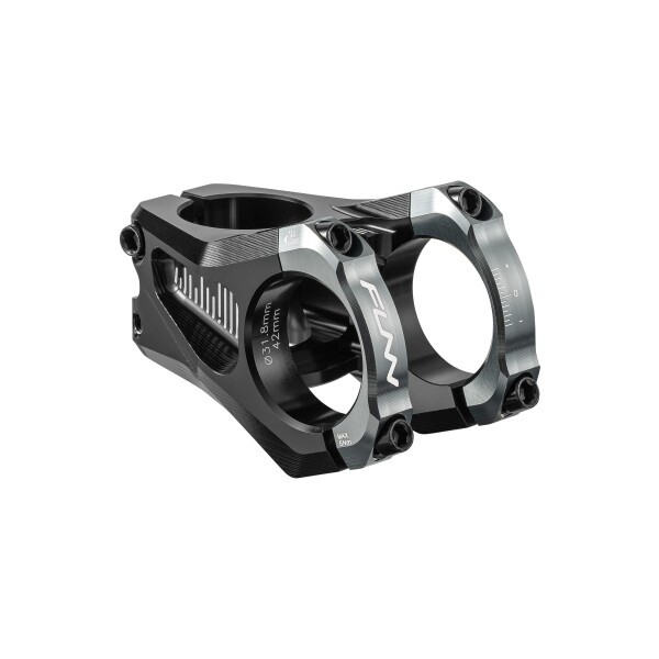Funn イコライザー (Equalizer) バイクステム - ゼロライズ、長さ42mmのステム、バークランプ31.8mm、0度の合金自転車ステムステム、マウンテンバイクとBMXバイク用 (グレー)の通販は