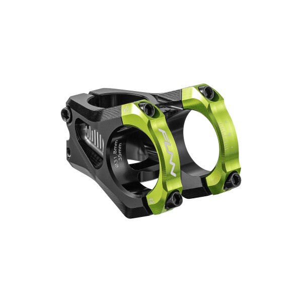 Funn イコライザー (Equalizer) バイクステム - ゼロライズ、長さ35mmのステム、バークランプ31.8mm、0度の合金自転車ステムステム、マウンテンバイクとBMXバイク用 (グリーン)の通販は