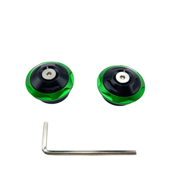 motokano フレームホールキャップ ニンジャ 400 Z400（2018-2023）に適用 ボルトキャップ (グリーン)の通販は