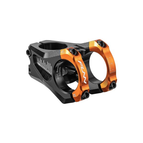 Funn イコライザー (Equalizer) バイクステム - ゼロライズ、長さ42mmのステム、バークランプ31.8mm、0度の自転車ステム、マウンテンバイクとBMXバイク用 (オレンジ)の通販は