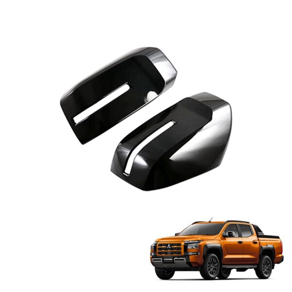 SWD-DG 三菱 トライトン LC系 バックミラーカバー サイドミラーカバー ミラーカバー ガーニッシュ アクセサリー Mitsubishi 新型 Triton LC系 専用 ABS製 2PTIN-13-BKの通販は