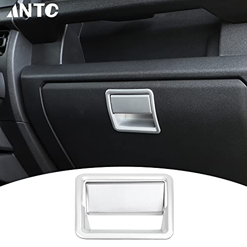 ANTC スズキ ジムニー JB64 JB74 副操縦士収納ボックスハンドル装飾 アームレスト収納ボックススイッチカバー 収納ボックススイッチ装飾 JB64W JB74W 内装パーツ スズキ アクセサリー (シルバの通販は