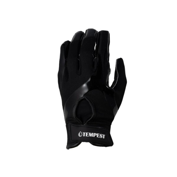 GLOVES テンペスト アメリカンフットボール グローブ フットサル キーパー レシーバー (BLACK, 2XL)