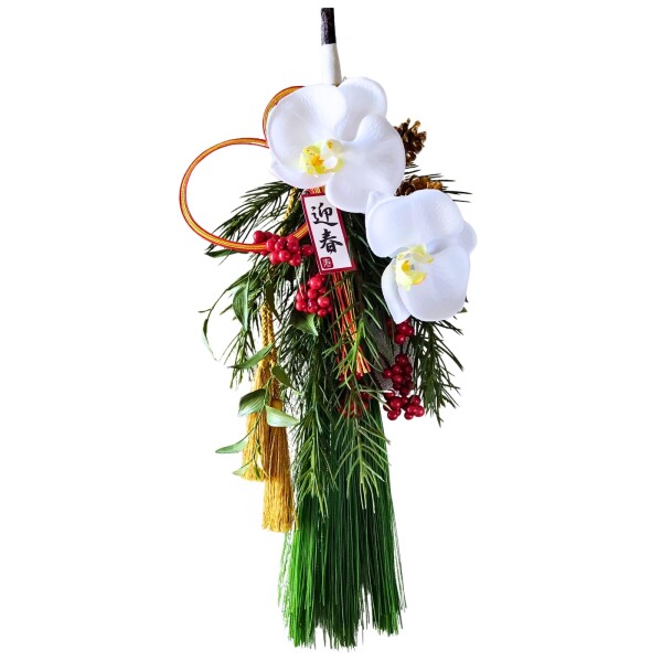 スワッグ ブーケ 和装 造花 お正月飾り フラワー 特大 ダリアスワッグ