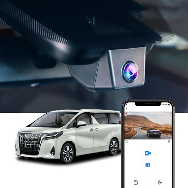 ドライブレコーダー トヨタ アルファード/ヴェルファイア 専用(フロントのみ2160P) 30系後期 2018-2023年モデル FITCAMX 隠し ドラレコ エンジン連動 170度広角 夜間撮影 HDR/WDR技術 上書き録画