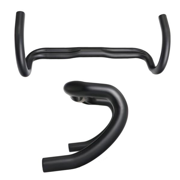 PLATT ロードバイクハンドル フルカーボン ドロップハンドル 超軽量 UD つや消し自転車ハンドル 380/400/420/440mm(400mm)