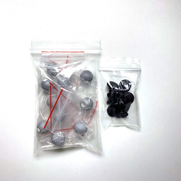 反射マーカー＋マーカーベースセット 10個入 マーカー 15.9mm×M4＋ベース W15×H5