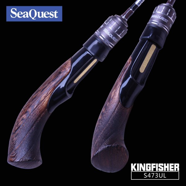 Seaquest 釣竿 kingfisher 4'7 3つのセクション Spining UL kingfisher