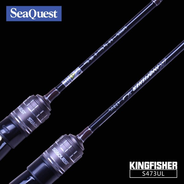 Seaquest 釣竿 kingfisher 4'7 3つのセクション Spining UL kingfisher