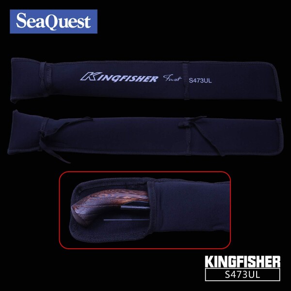 Seaquest 釣竿 kingfisher 4'7 3つのセクション Spining UL kingfisher