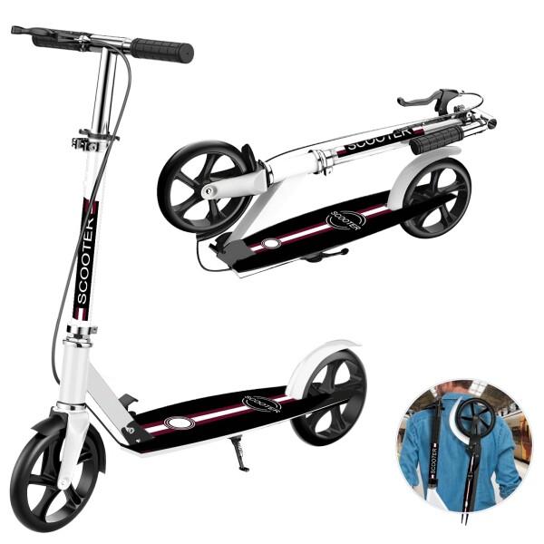 キックボード キックスクーター 折り畳み式 持ち運び　調整可能　ブレーキ付き キックボード キックスクーター 折り畳み式 子供 大人用 4段階高さ調整