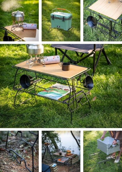 キャンピングムーン(CAMPING MOON) キャンプ ラック スタッキング  