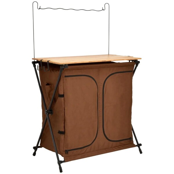 NEUTRAL OUTDOOR バンブー折りたたみテーブル(新品未使用) NEUTRAL OUTDOOR キャンプ キッチン テーブル 折りたたみ式 バンブー