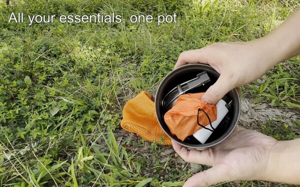 トークス（TOAKS) チタンパンと1100mlチタンポットのセット CKW