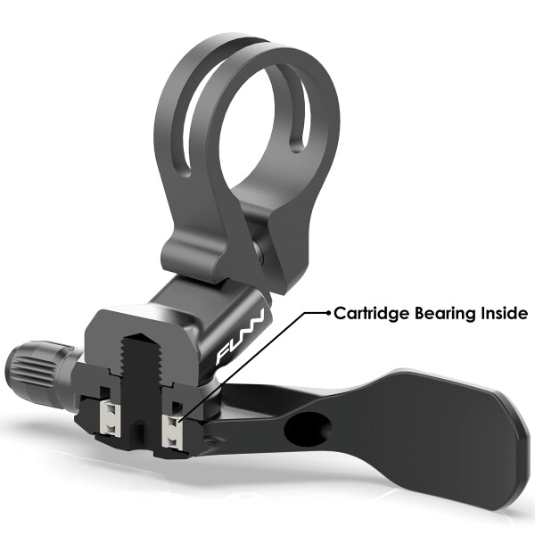 Funn(ファン) ドロッパー用リモートレバー, 4方向にマウントできる,フルCNC加工(レッド) 送料無料Funn(ファン) ドロッパー用リモートレバー, 4方向にマウント