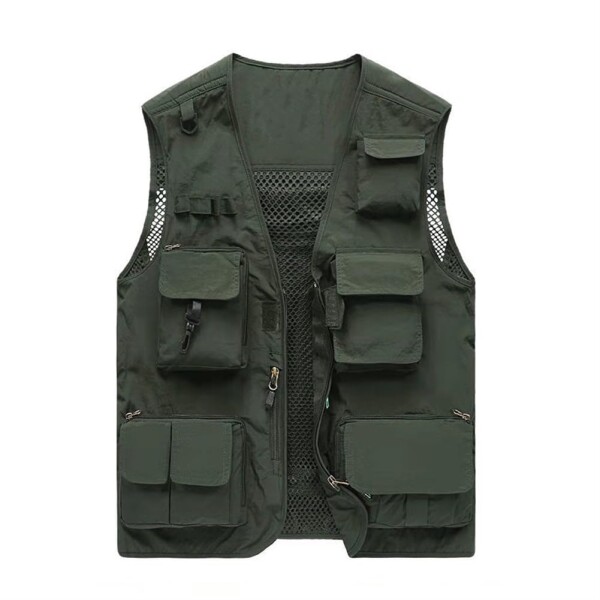 Woolrich フィッシングベスト WJVE0016 カーキ サイズL フィッシング ベスト fishing vest Lサイズ Woolrich フィッシング