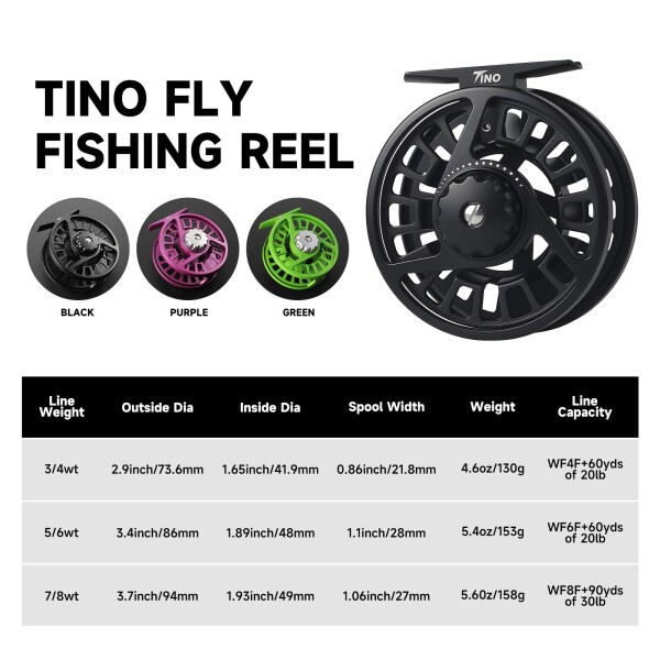 M MAXIMUMCATCH Maxcatch TINO 大アーバーのフライフィッシングリール