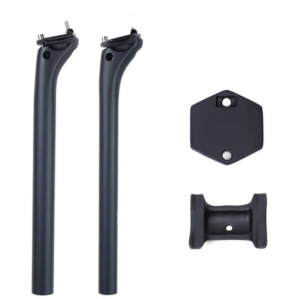 自転車カーボンシートポスト 25.4MM 超軽量シートチューブ クランプ