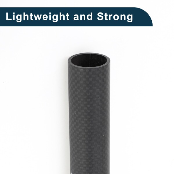 TUCKBOLD 自転車シートポスト 軽量 自転車 サドルポスト シートチューブ マットブラック 1個 27.2x350mm カーボンファイバー