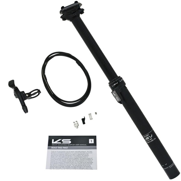 Kind Shock KS LEV 31.6x485mm Remote Dropper Adjustable Seatpost Travel 175mm VH2801