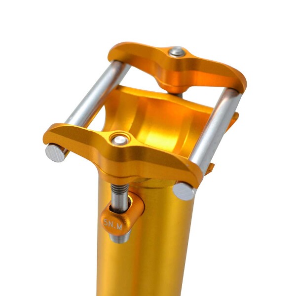 シートポスト KCNC LITE WING 7075 Aluminum 34.9x550mm Seatpost, Gold, SP8-349-566, SK2042