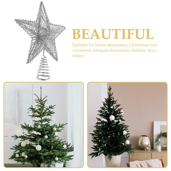 ツリー　トップスター　シルバー　星 Amazon.co.jp: Xmas116クリスマス雑貨 クリスマス トップスター ツリー