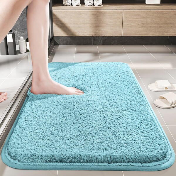 slefancy バスマット ソフト 珪藻土バスマット お風呂 | slefancy バスマット ソフト 珪藻土バスマット お風呂マット 足拭き吸水 速乾 抗菌 滑り止め 浴室 脱衣所 洗面所  吸水マット 柔らかい 洗濯可能 収納便利（30*40 ブラウン） | slefancy | 浴室足ふきマット 通販