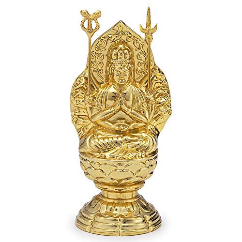 仏壇屋 滝田商店 仏像 千手観音菩薩(子年生まれ) 合金製 (高さ6.8cm×巾2.7cm)厄除け十二支守り本尊・守護仏