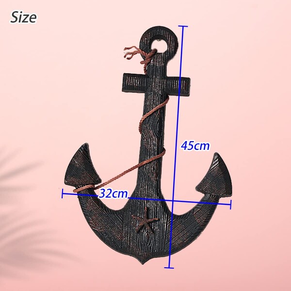 木製 舵輪 錨 アンティーク 海賊 インテリア 御洒落 船 オブジェ